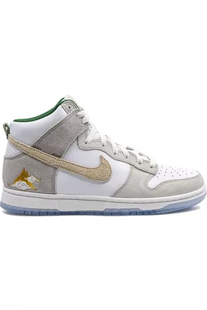 Nike Dunk High leather sneakers