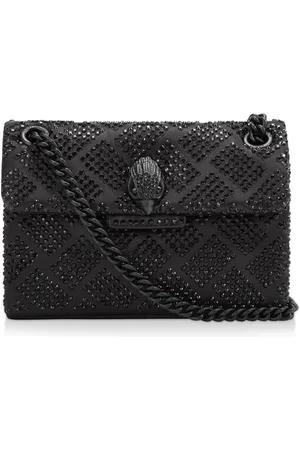 Kurt Geiger Crystal-embellished mini Kensington bag
