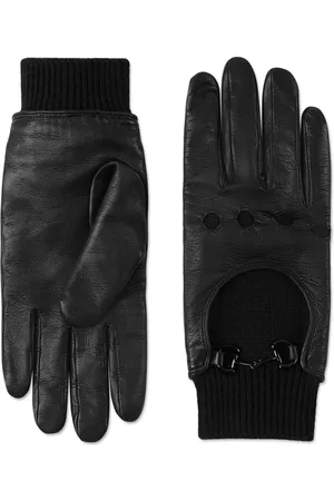 Gucci Horsebit-detail leather gloves