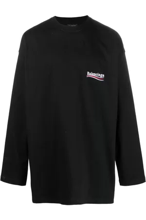 Balenciaga Homem Sweatshirts de Manga larga - Logo-print long-sleeve T-shirt