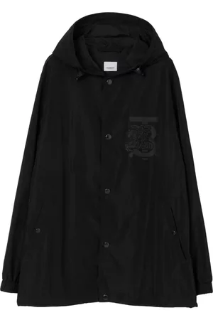 Burberry Chest logo-print hooded jacket