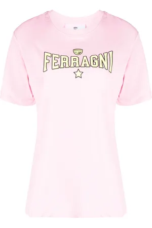 Chiara Ferragni Logo-lettering cotton T-shirt