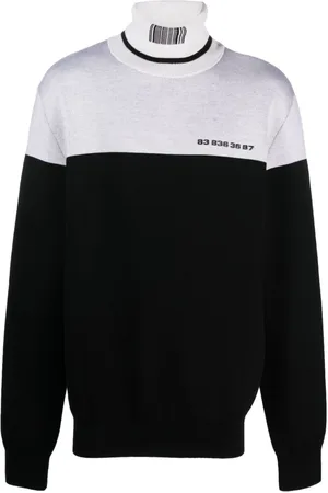 VTMNTS Numbered roll-neck jumper