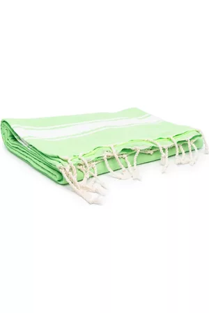 MC2 SAINT BARTH Stripe-detail cotton beach towel