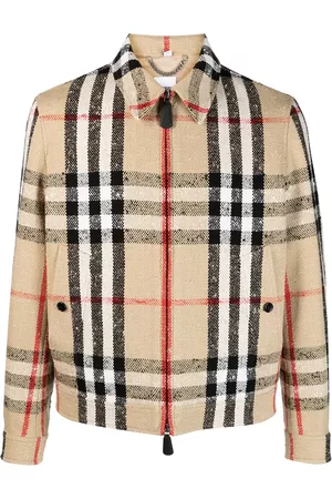 Burberry Homem Casacos varsity - Harrington Vintage Check bomber jacket