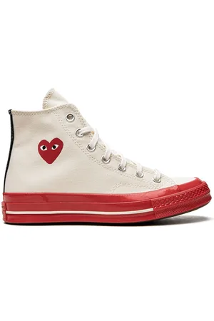 Converse X CdG Play Chuck 70 High "Pristine Red" sneakers