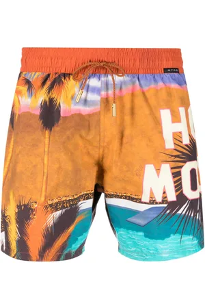 Etro Landscape-print swim shorts
