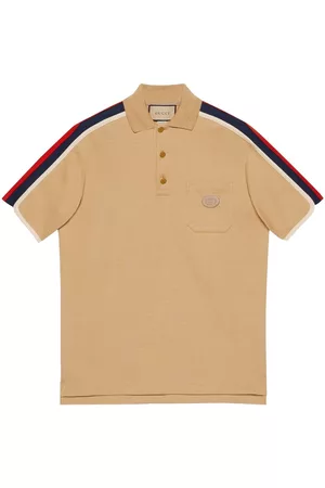 Gucci Homem Camisa Formal - Chest logo-patch polo shirt