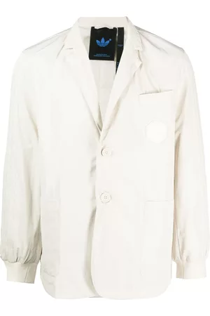 adidas Homem Blazers - Logo-patch recycled polyester jacket