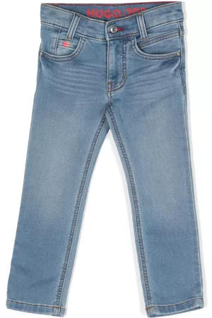Hugo Kids Menino Calças de ganga Slim - Slim-cut denim jeans