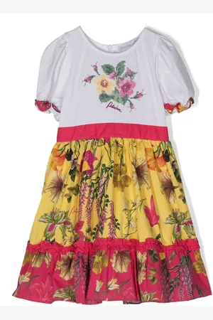 PATACHOU Floral-print tiered dress