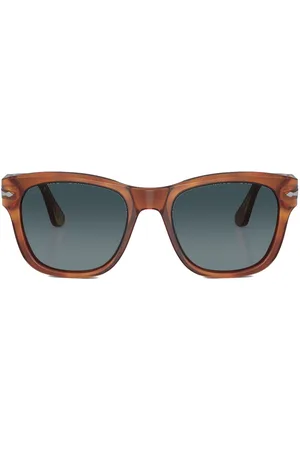 Persol Round-frame straight-arm sunglasses