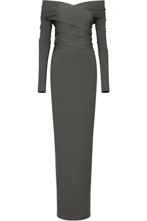 Dolce & Gabbana KIM DOLCE&GABBANA Milano-rib maxi dress