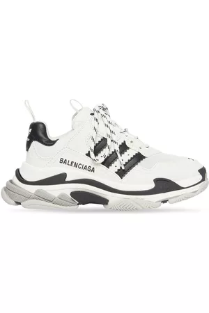 Balenciaga Homem Sapatilhas Baixas - X adidas Triple S low-top sneakers
