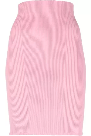 AERON Mulher Mini-saias - Ribbed-knit mini skirt