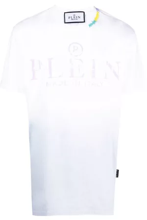 Philipp Plein Homem T-shirts & Manga Curta - Gothic Plain gradient-effect T-shirt
