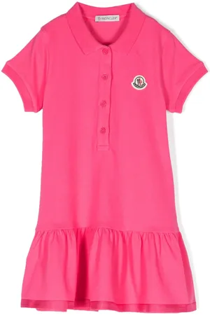 Moncler Chest logo-patch polo dress