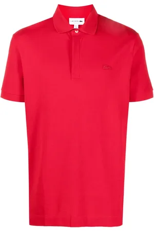 Lacoste Logo-patch cotton polo shirt