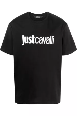 Roberto Cavalli Homem T-shirts & Manga Curta - Logo-print cotton t-shirt