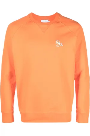 Maison Kitsuné Chillax Fox-patch cotton sweatshirt