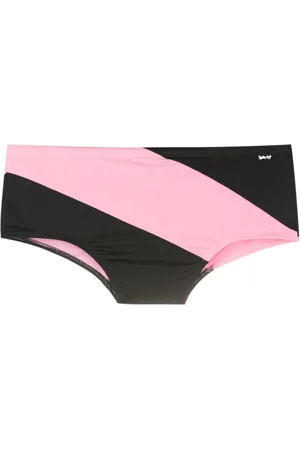 AMIR SLAMA Panelled swim trunks