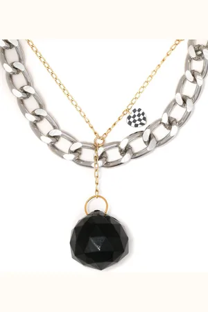 AMIR SLAMA Charm-detail chain necklace