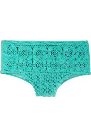 AMIR SLAMA Crochet swim trunks