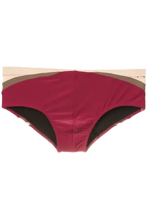 AMIR SLAMA Colour-block swim trunks