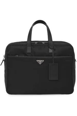 Prada Homem Pastas Negócios & Laptop - Triangle-logo briefcase