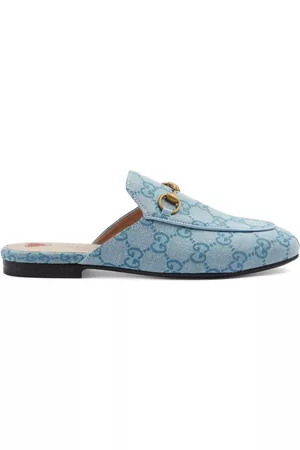 Gucci Mulher Sandálias - Princetown GG-canvas slippers