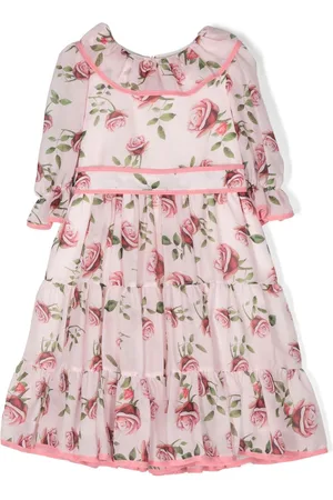PATACHOU Floral-print short-sleeved dress
