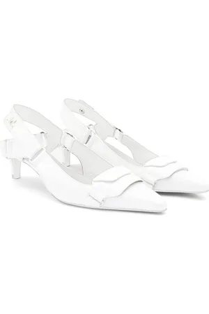 Courrèges Racer leather pumps
