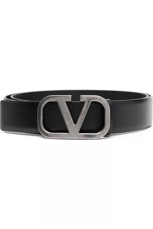 VALENTINO GARAVANI Homem Cintos - VLogo buckle leather belt