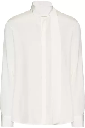 VALENTINO Homem Camisa Formal - Scarf-detail silk shirt