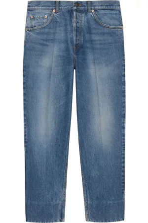 Gucci Homem Calças de ganga Retas - Straight-leg washed jeans