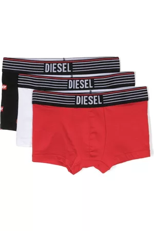 Diesel Menino Boxers - Logo-print cotton boxers set