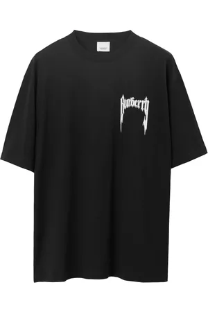 Burberry Homem T-shirts & Manga Curta - Logo-print cotton T-shirt