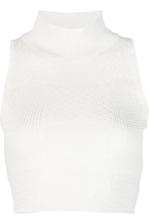 Woolrich X Dani??lle Cathari high-neck knitted cropped top