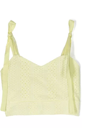 MISS GRANT Menina Tops - Broderie anglaise top