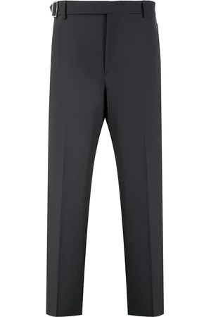 VALENTINO Homem Calças Formal - Belted tailored cut trousers