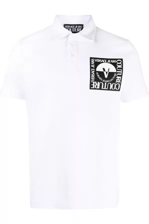 VERSACE Homem Camisa Formal - Logo-print polo shirt