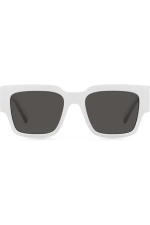Dolce & Gabbana Square-frame logo-print sunglasses