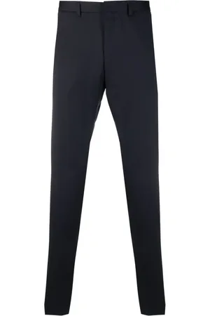 HUGO BOSS Straight-leg wool trousers