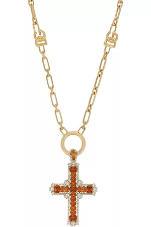 Dolce & Gabbana Homem Colares - Cross pendant necklace