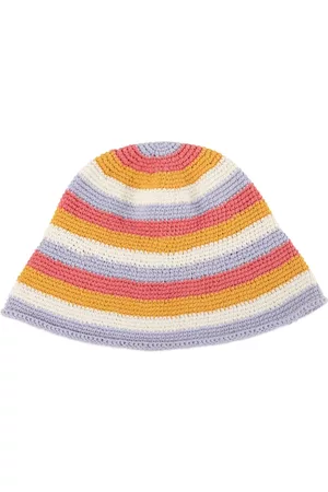 Lack of Color Mulher Chapéus - Stripe-pattern bucket hat