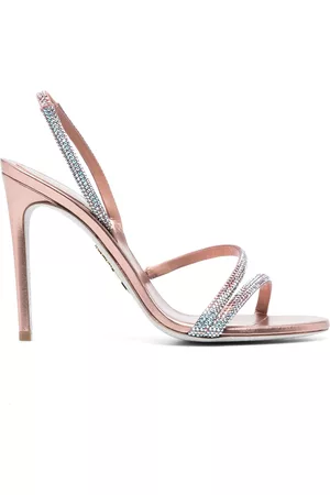 RENÉ CAOVILLA Mulher Plataformas - Crystal-embellished 110mm stiletto sandals