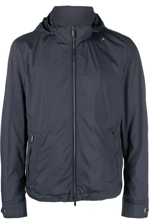 MOORER Long-sleeved hooded jacket