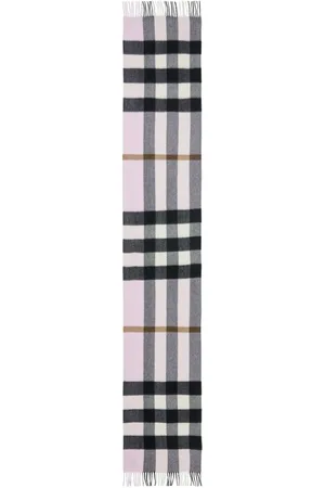 Burberry Check cashmere scarf