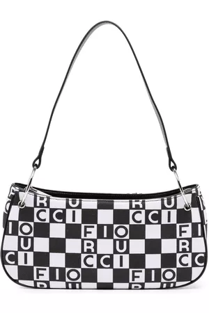 Fiorucci Mulher Tote - Checkerboard-print tote bag