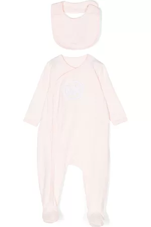 Michael Kors Bebé Sets - Logo-detail stretch-cotton babygrow set